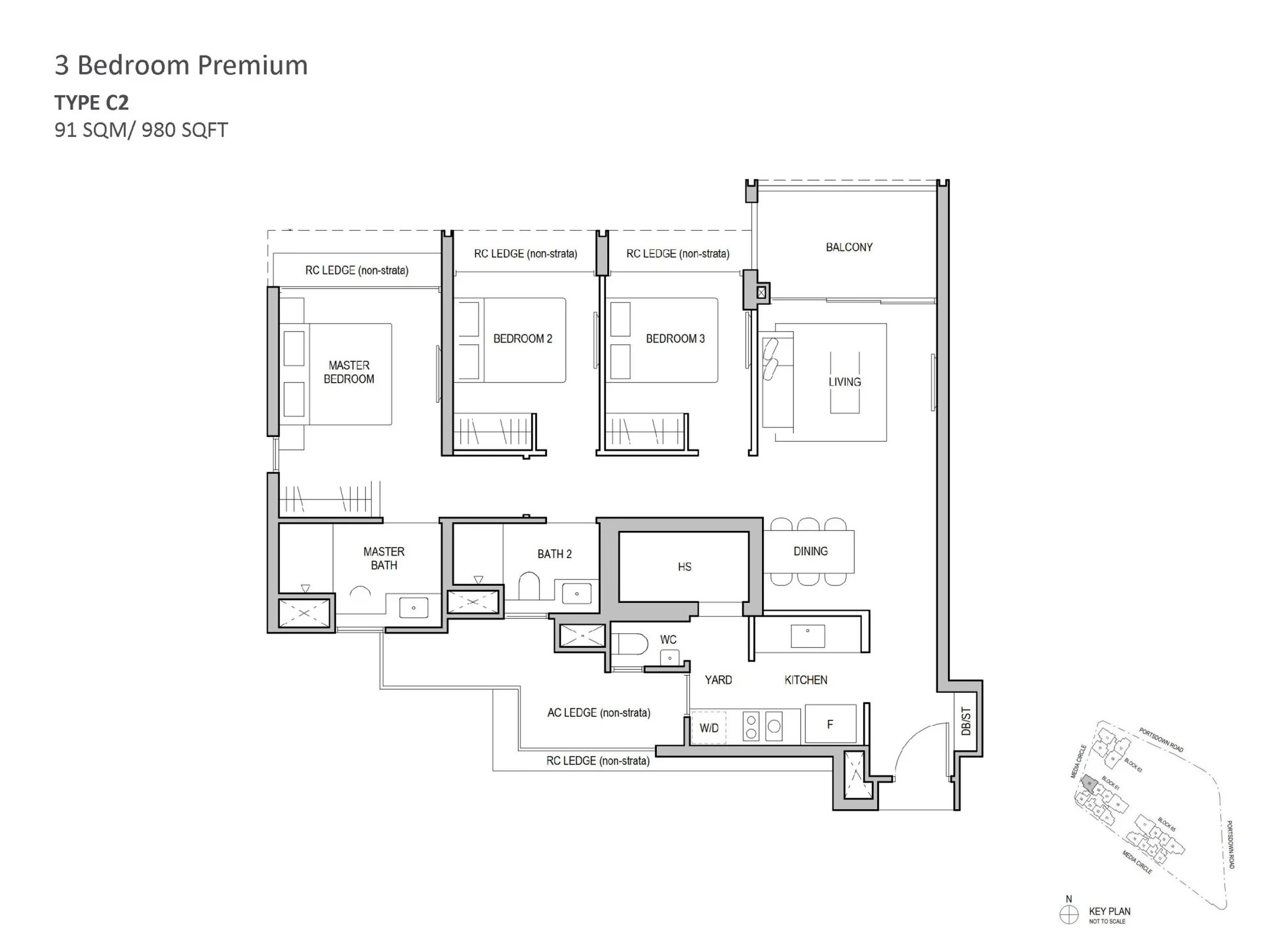 Bloomsbury Residences floorplan